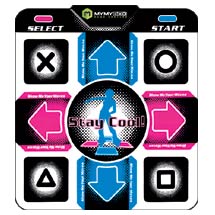 Picture of a Dance Dance Revolution game pad