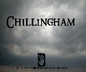 Chillingham logo, featuring dark clouds and an eerie logo saying 'Chillingham'.