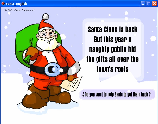 Santa Claus is Back title screen