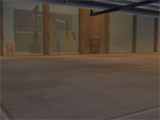 Terraformer screenshot, portraying an empty industrial room